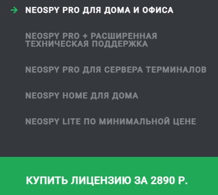 Как войти в личный кабинет NeoSpy